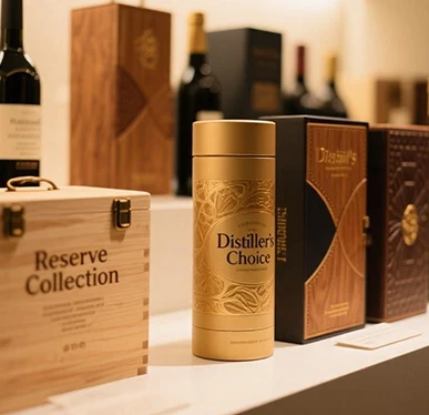 Our wine and cigarette packaging
